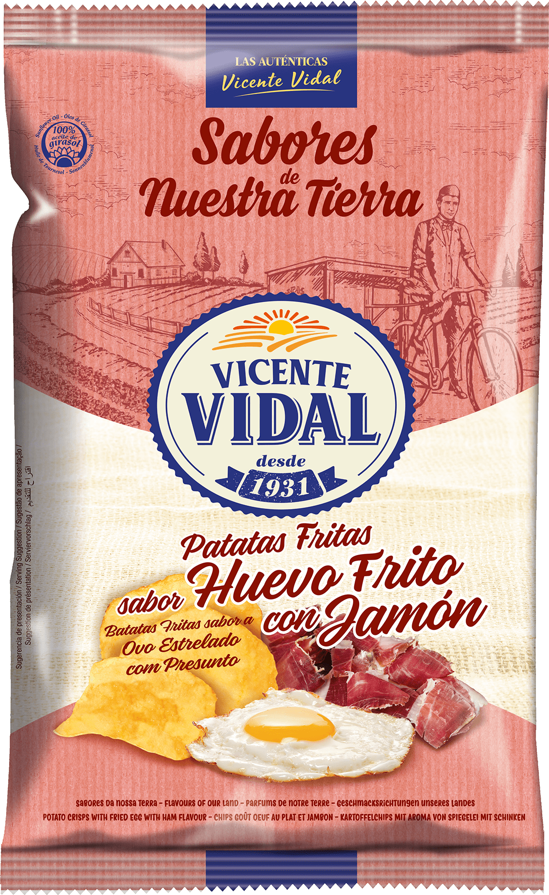 Huevo frito con jamón